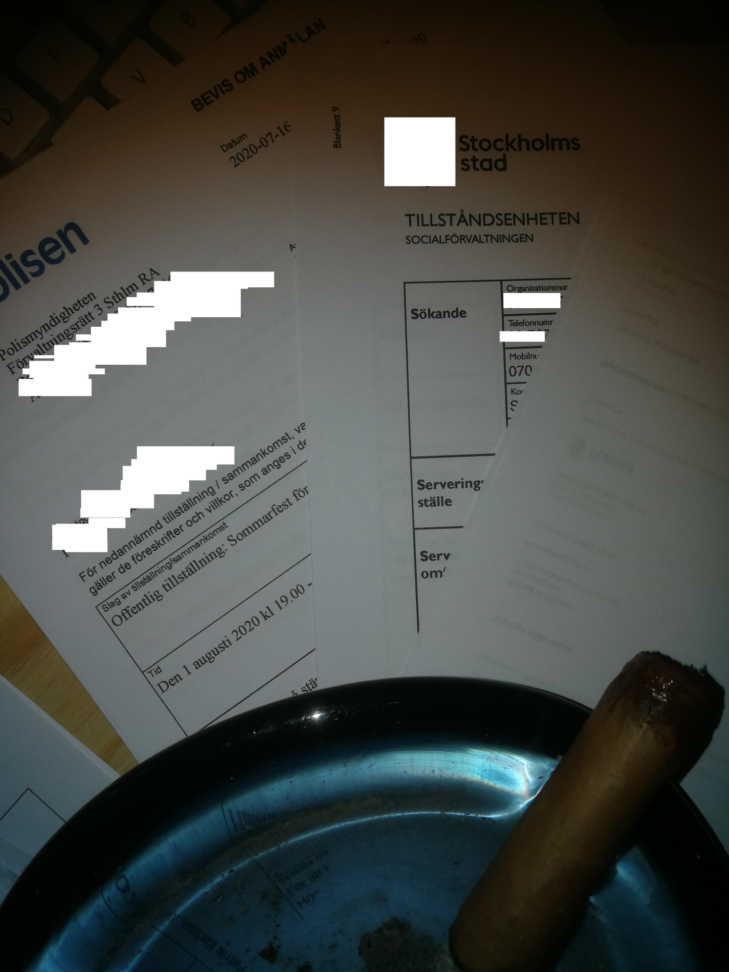 Tillfälligt serveringstillstånd